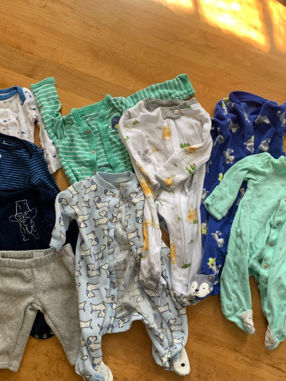 Newborn sleeper and onesie bundle